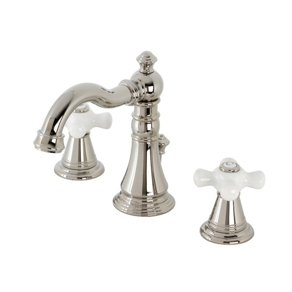 Fauceture FSC1979APX Widespread Bathroom Faucet with Retail Pop-Up, Polished Nickel FSC1979APX